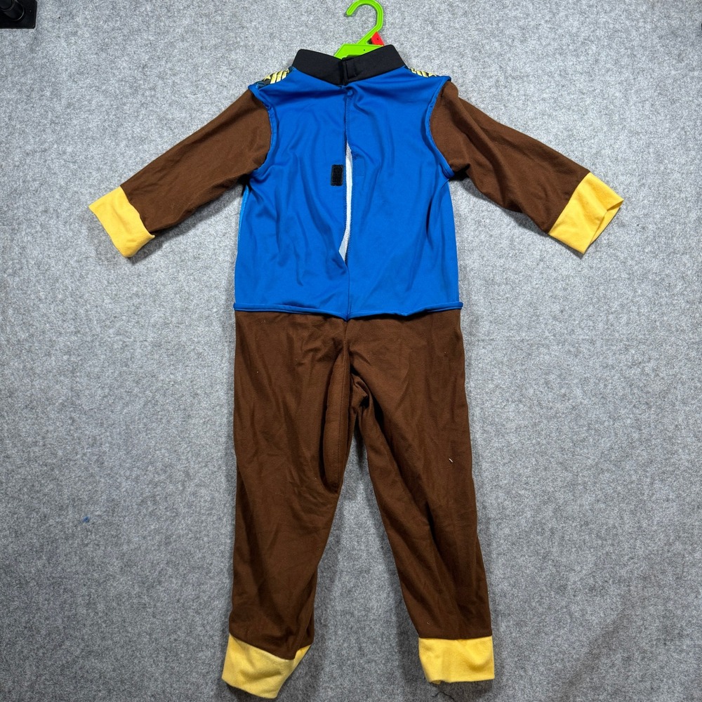 Rubies Boys Paw Patrol Chase Costume Small Blue Brown Police Dog Jumpsuit - Picture 2 of 14